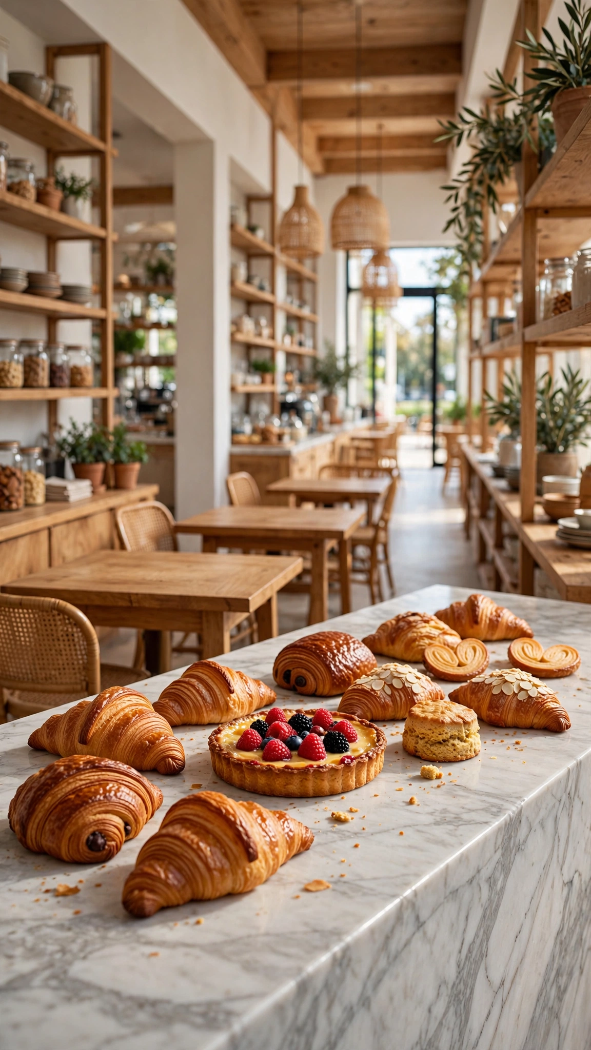 Sunlit Third-Wave Coffee Shop — UGC video ad background environment by Crisp UGC Ads