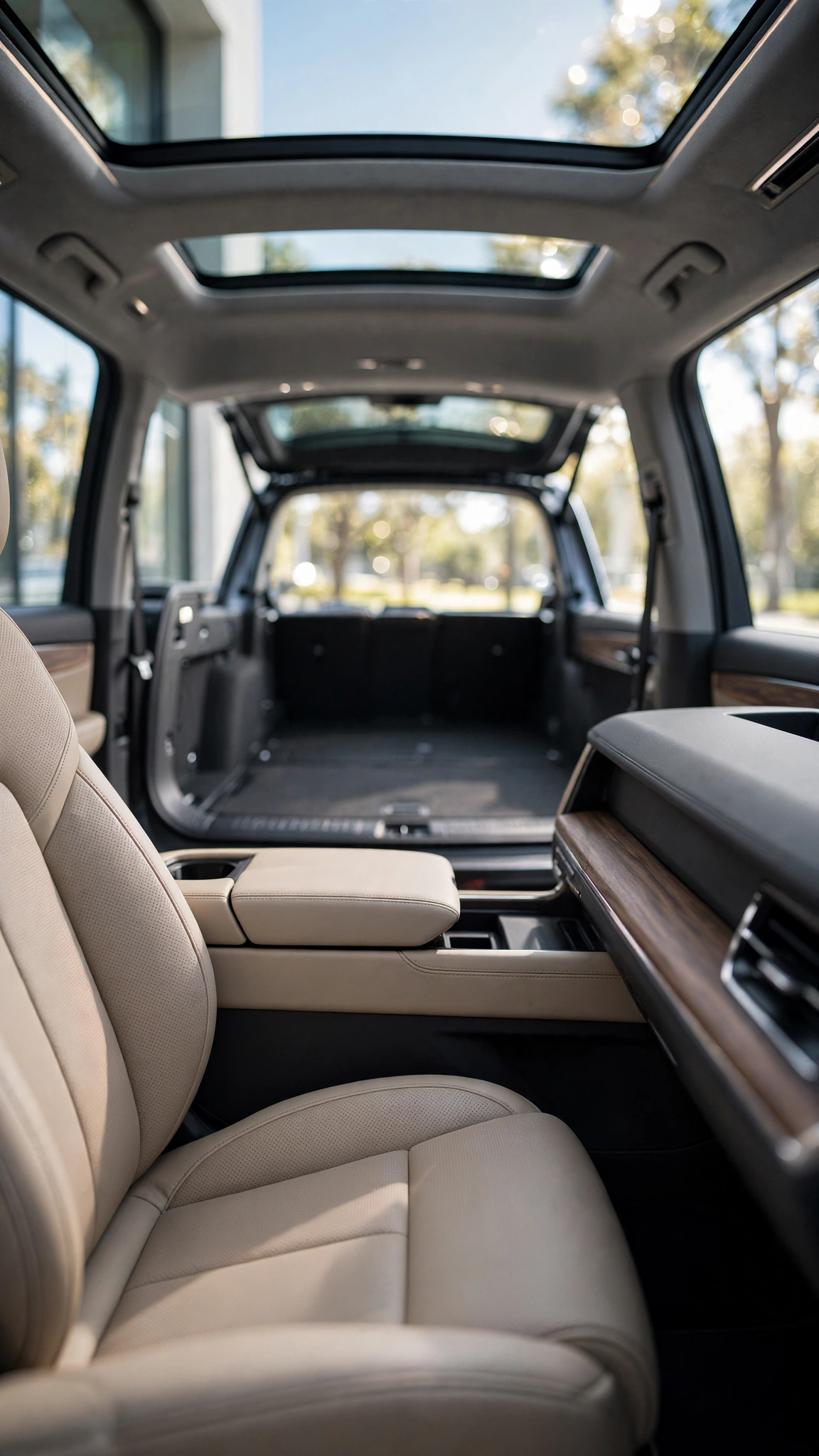 Family SUV Cabin & Dashboard — UGC video ad background environment by Crisp UGC Ads