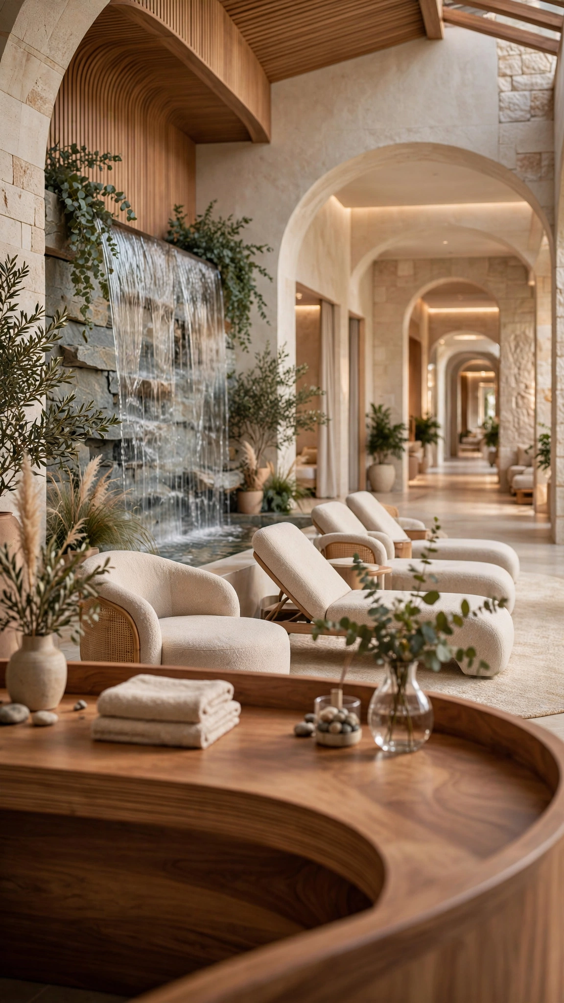 Luxury Day Spa Reception — UGC video ad background environment by Crisp UGC Ads