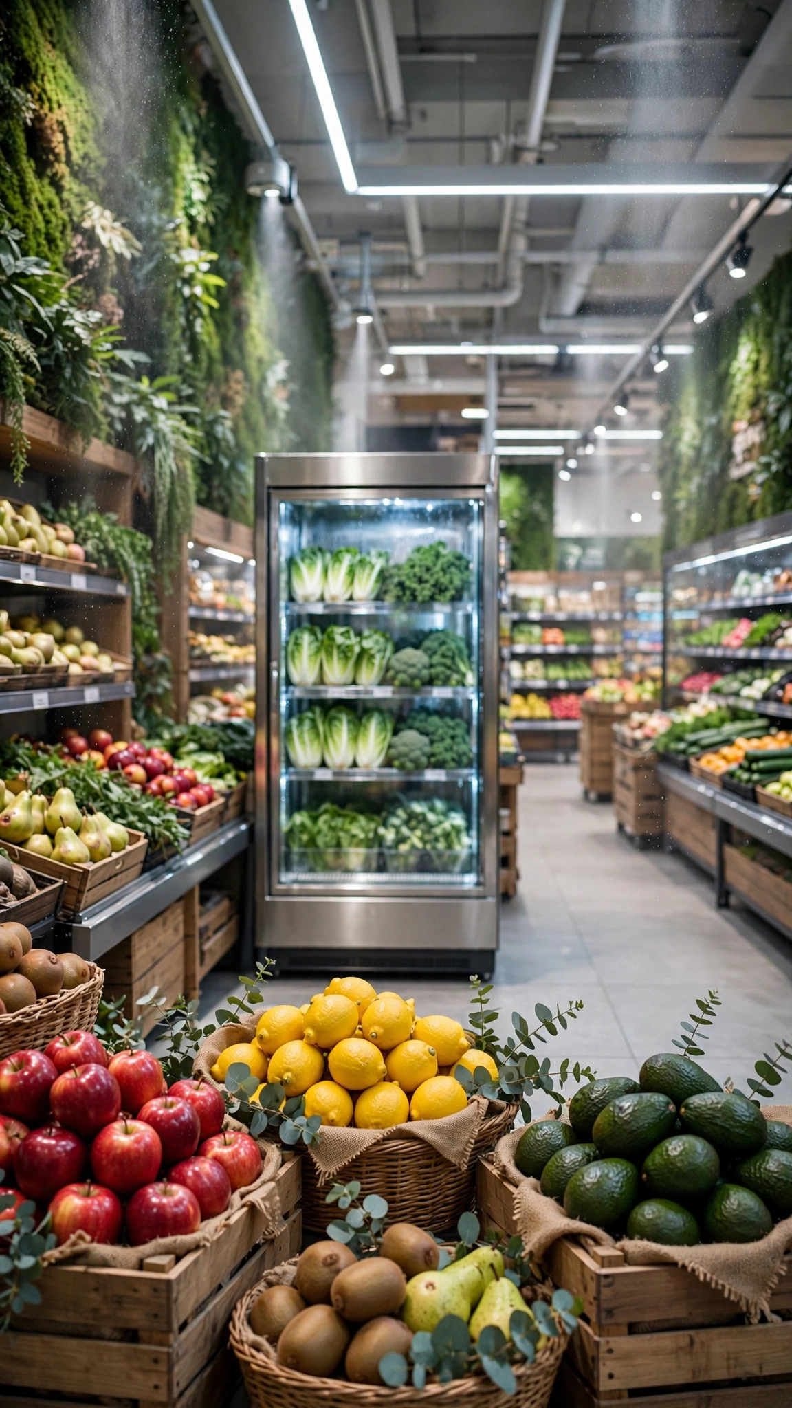Organic Grocery Produce Market — UGC video ad background environment by Crisp UGC Ads