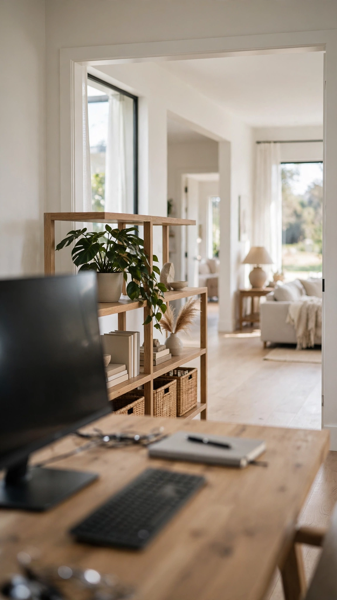 Dedicated WFH Home Office Desk — UGC video ad background environment by Crisp UGC Ads