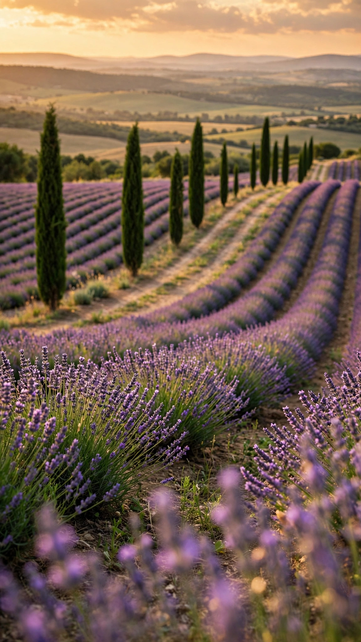 Blooming Lavender Fields — UGC video ad background environment by Crisp UGC Ads