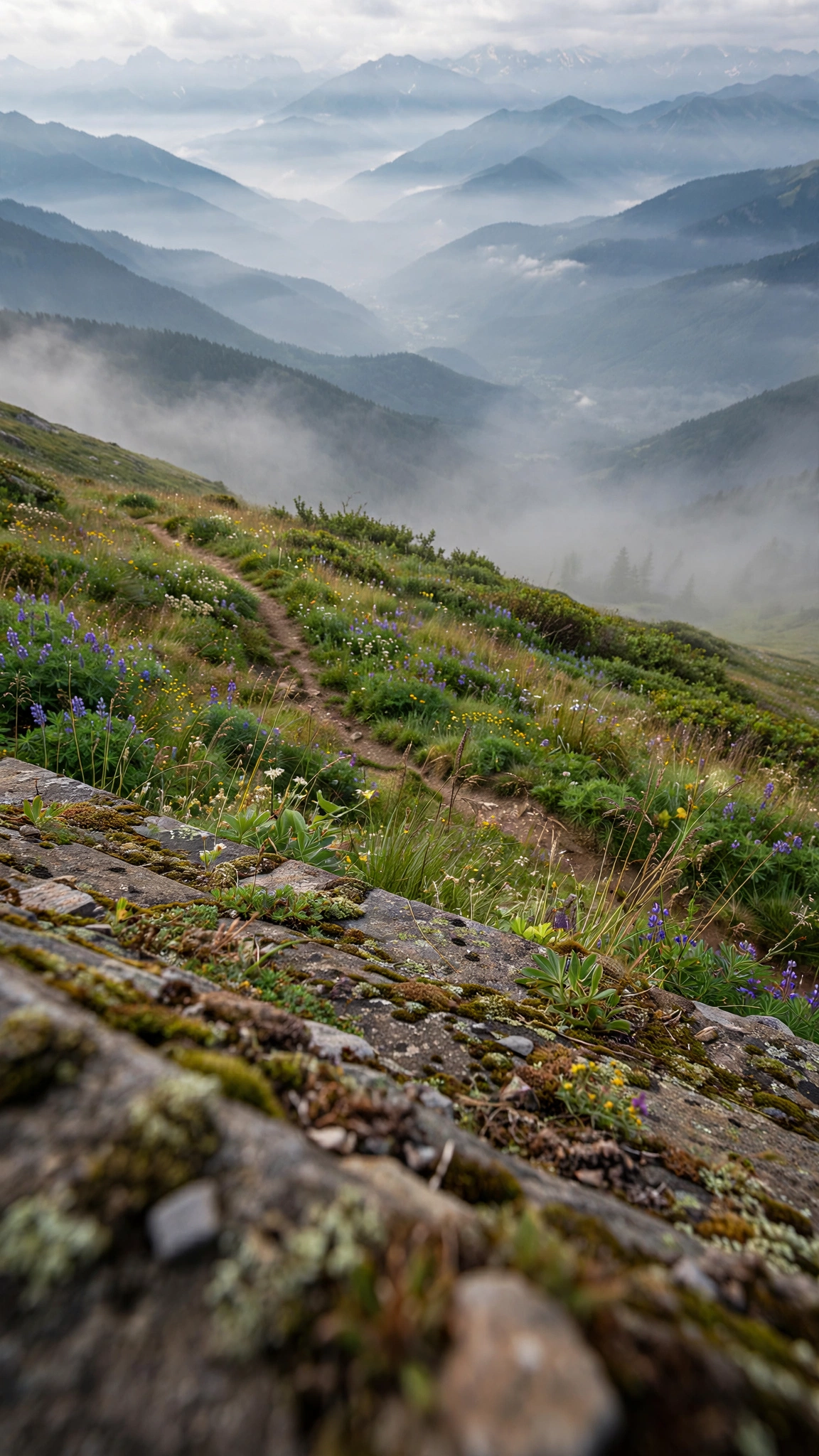 Epic Mountain Peak Ridge — UGC video ad background environment by Crisp UGC Ads