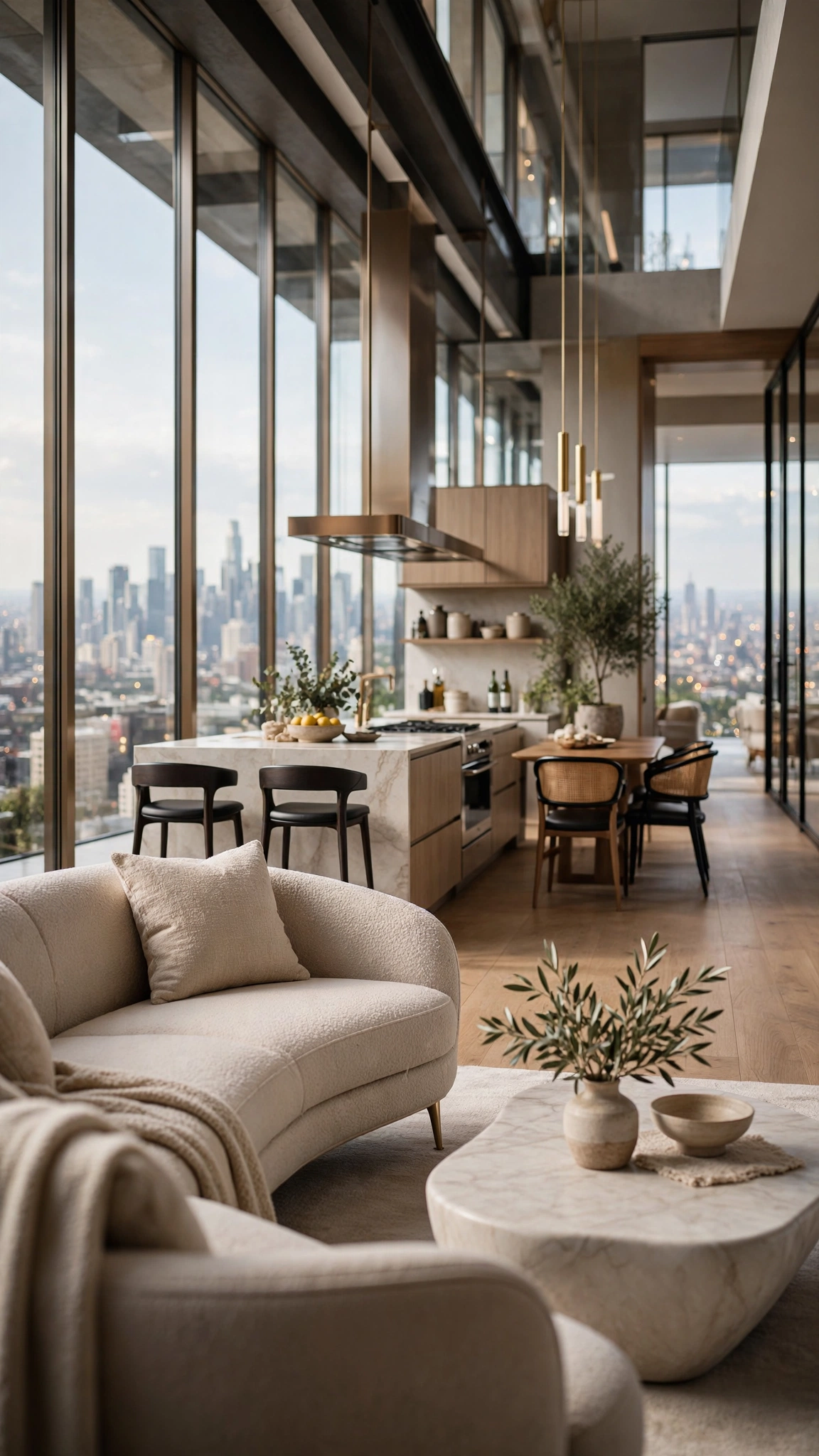 High-Floor Luxury Penthouse — UGC video ad background environment by Crisp UGC Ads