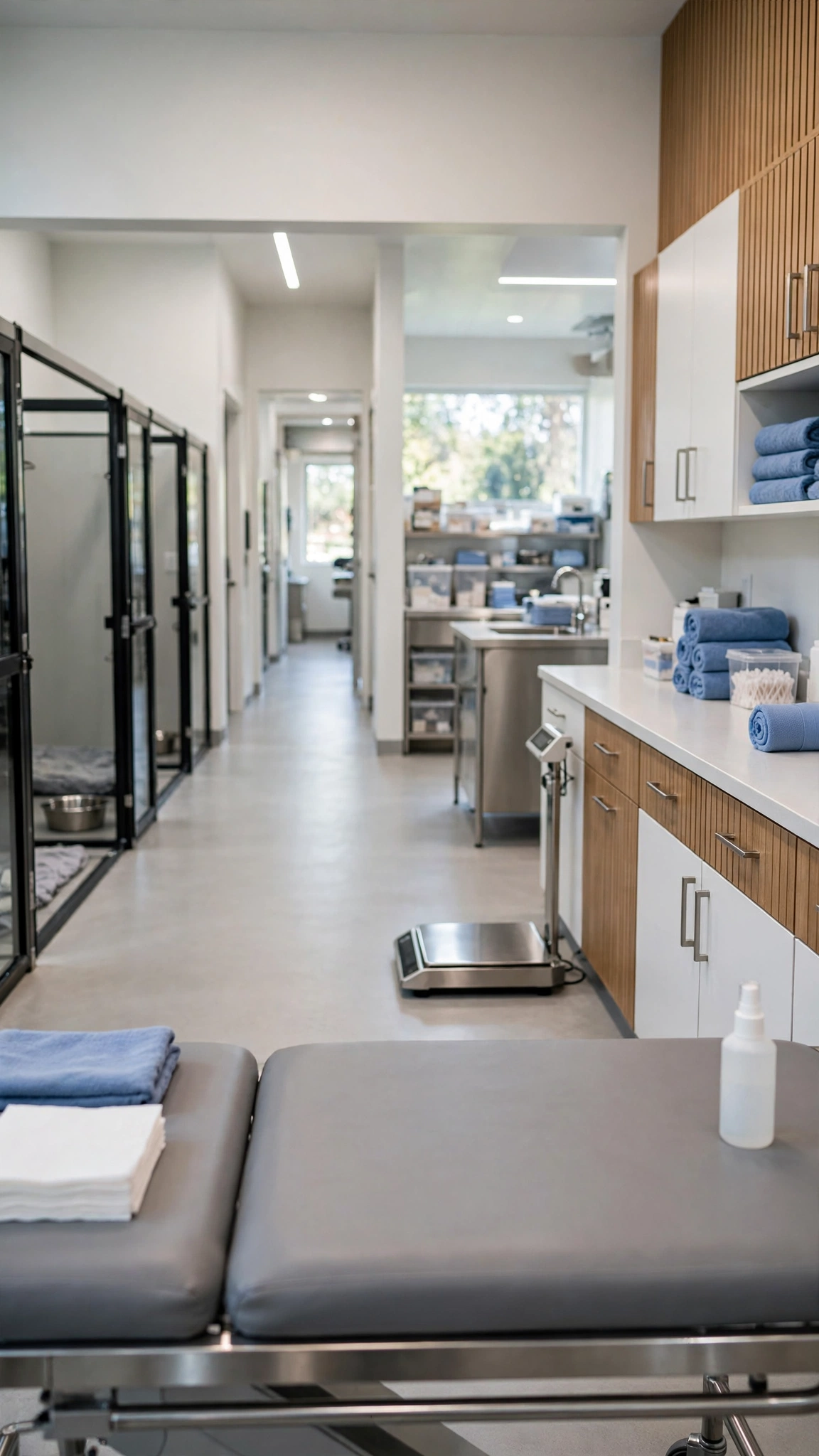 Modern Veterinary Care Clinic — UGC video ad background environment by Crisp UGC Ads